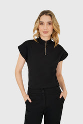 Camisa Aire Negro Para Dama